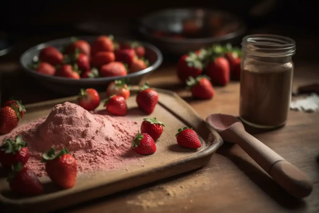 How to enhance strawberry flavor in baking?