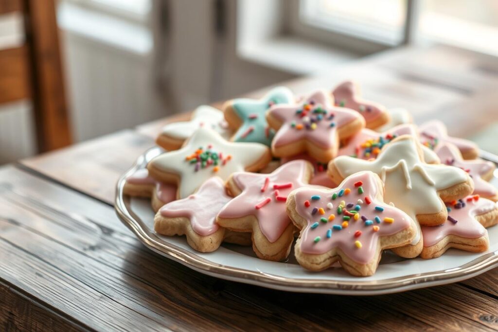 Homemade Frosted Sugar Cookies