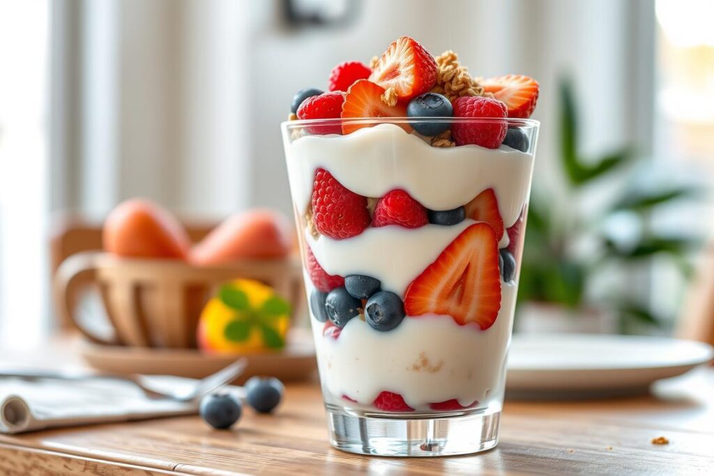 yogurt parfait breakfast